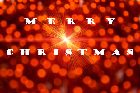 Vector illustration of glowing Merry Christmas Textの写真素材