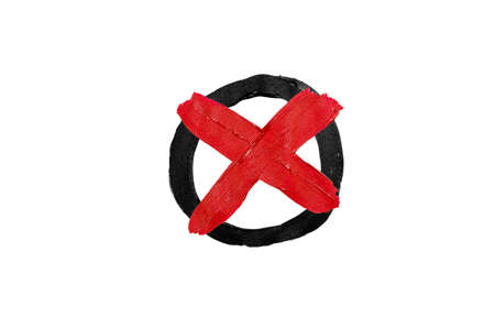 Handwritten watercolor alphabet, isolated. の写真素材