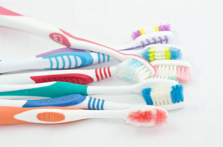 used tooth brush