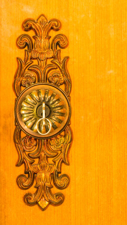 lock key the door woodの写真素材