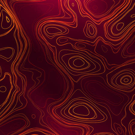 Abstract topographic background with gradient banner, Colored liquid wavy lines with creative texture.のイラスト素材