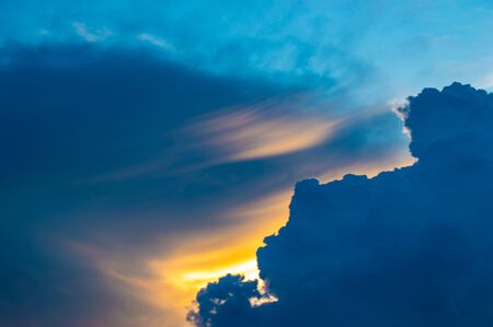 Evening skyの写真素材