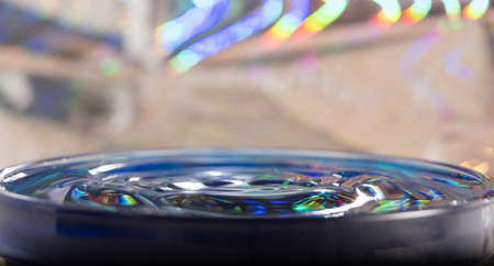 The form of a drop falling into a bowl of water 2018の写真素材