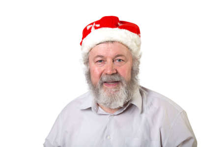 Santa Claus singing a songの写真素材