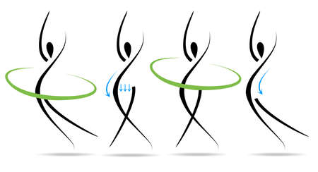 Perfect body silhouettesのイラスト素材