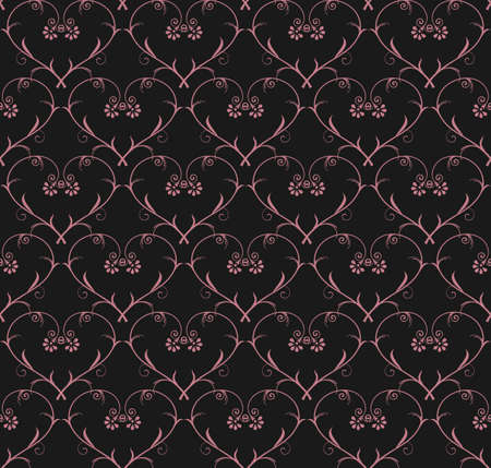 Dark background with seamless patternのイラスト素材