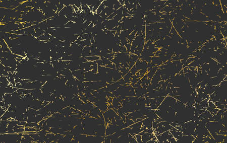 Dark dirty gold wall. Sckratched texture backgroundのイラスト素材
