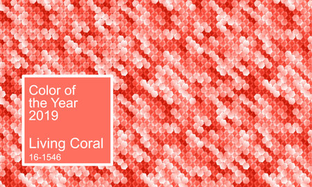 Color of the year 2019. color abstract vector background