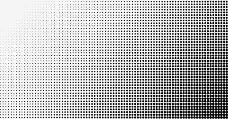 Halftone effect vector background. Spotted grunge pattern. Dark cornerのイラスト素材