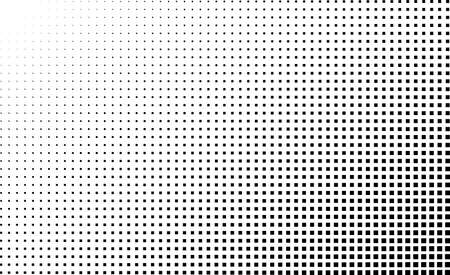 Halftone gradient vector background. Square halftoneのイラスト素材