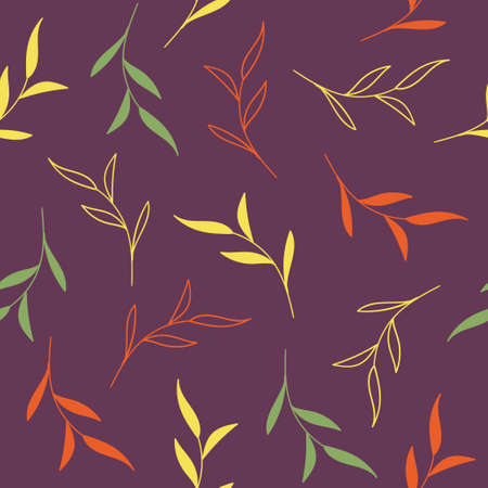 Vector floral seamless pattern. Bright background for textile print designのイラスト素材