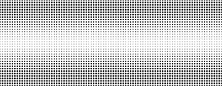 Halftone dotted gradient abstract background. Vector black and white grunge textureのイラスト素材