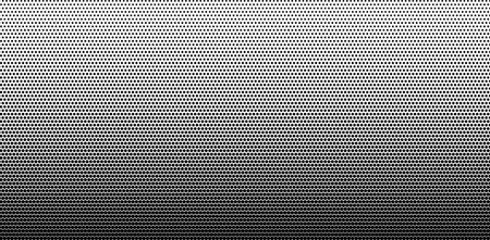 Halftone dotted gradient abstract background. Vector black and white overlay grunge textureのイラスト素材