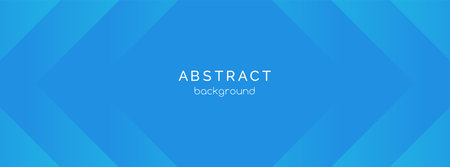 Blue abstract vector banner template. Business minimal 3d volume backgroundのイラスト素材