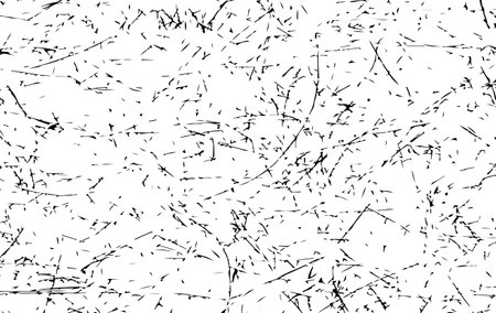 Scratched texture. Vector grunge abstract textured backgroundのイラスト素材