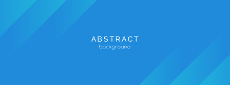 Blue abstract vector long banner. Minimal business background with lines and text. cover, social media header, bannerのイラスト素材