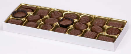 Delicious chocolates for tea.の写真素材