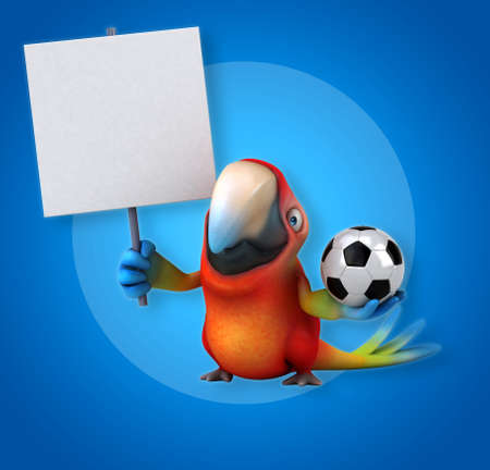Cute and funny parrots. Funny and funny. Suitable for printing on clothes.の写真素材