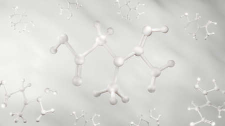 Creatine is an amino acid found in food such as milk, meat and seafoodの写真素材