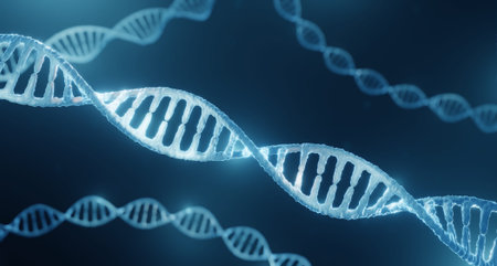 DNA, double helix, 3d illustration