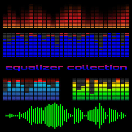 Vector set of colored equalizers 