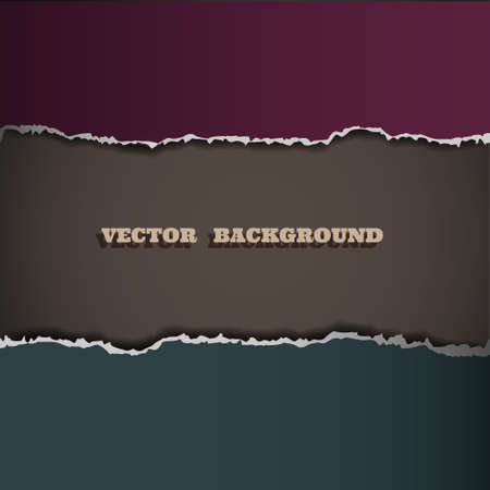 Border of torn paper. Vector eps10のイラスト素材