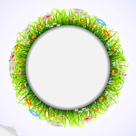Spring frame Vector eps 10のイラスト素材