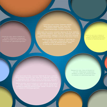 Abstract circle background with place for your textのイラスト素材