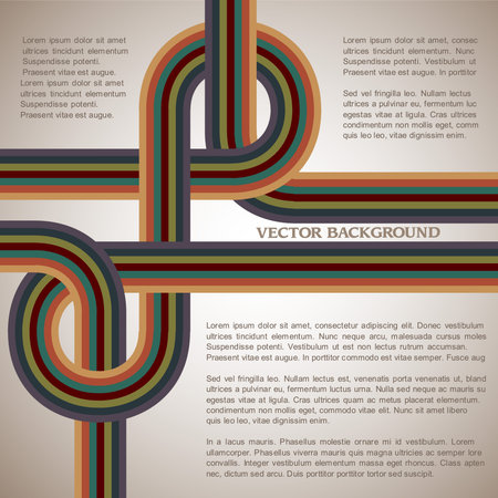 Background in retro style with place for your textのイラスト素材