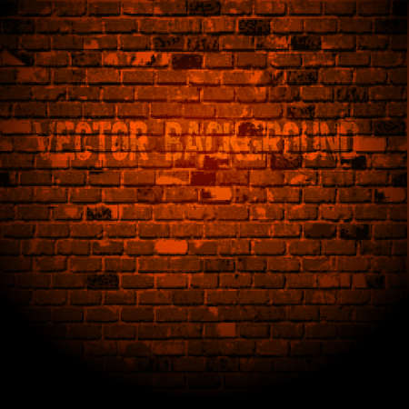  Old brick wall. Vector textureのイラスト素材