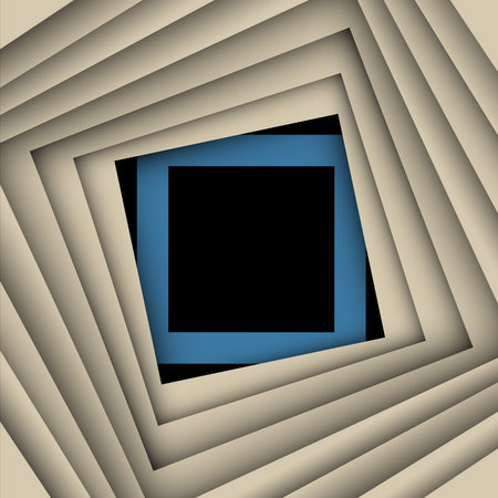 Vector paper square and frame background のイラスト素材