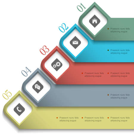 3d banners for web design. のイラスト素材