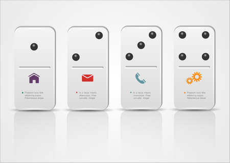 Creative stylized web design - variation 1. のイラスト素材