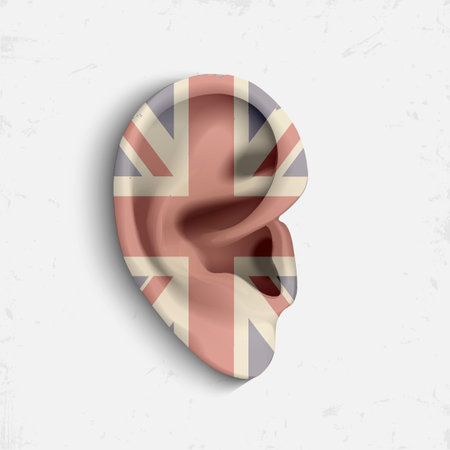 Surrealistic ear.  concept