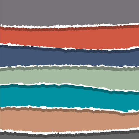 Torn paper banners  Vector EPS10のイラスト素材