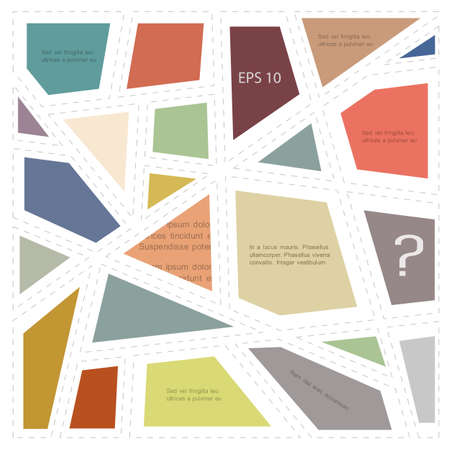 Abstractc geometric layout. Vector EPSのイラスト素材