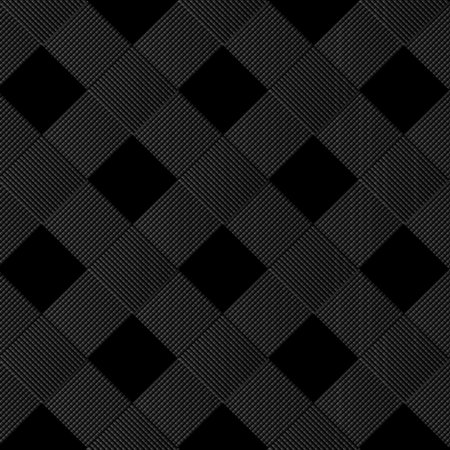 Black background of diagonal wicker.
