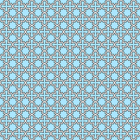  Seamless geometric oriental pattern.
