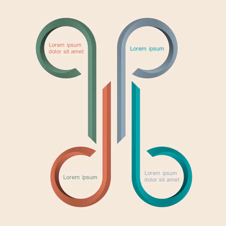 Abstract simple graphic sign for designのイラスト素材