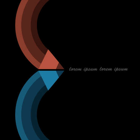 Creative design in shape pencil - variation 4. Vector EPS10のイラスト素材