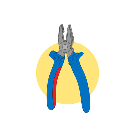 Pliers. Vector illustrationのイラスト素材