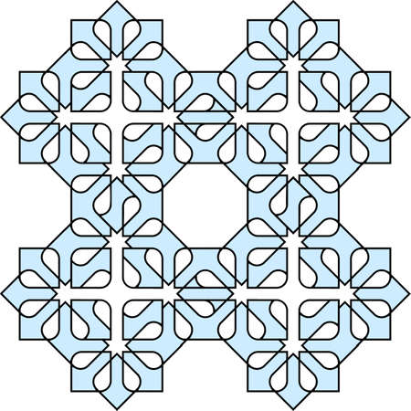 Arabic decorative pattern. Vector EPS10のイラスト素材