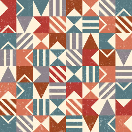 Grunge geometric background.のイラスト素材