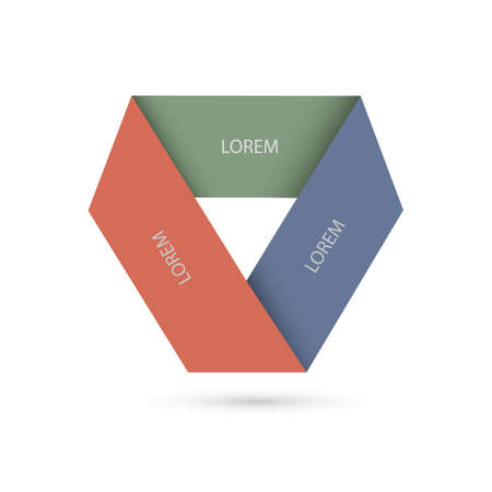 Paper vector banner for design. Minimalistic styleのイラスト素材