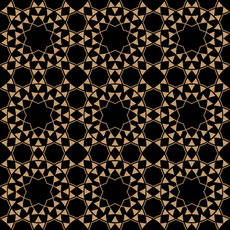 Ethnic seamless pattern. Abstract seamless ornament. Vector background