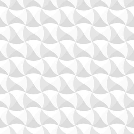 Geometric white seamless pattern background of abstract shapes. Vector background. Grey and white texture, graphic pattern, wallpaperのイラスト素材