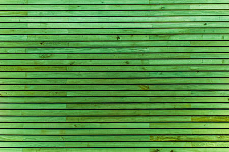 Wood stripes facade building decorの写真素材