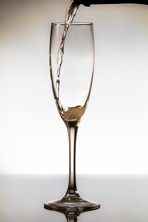 Glasses with champagneの写真素材