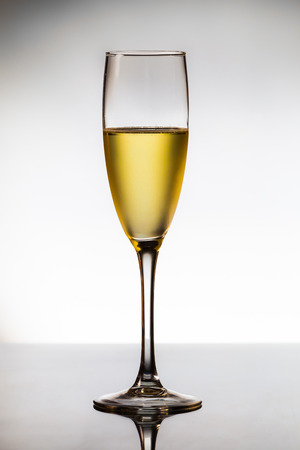 Glasses with champagneの写真素材