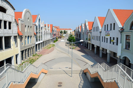 New street in the city (Gi?ycko)